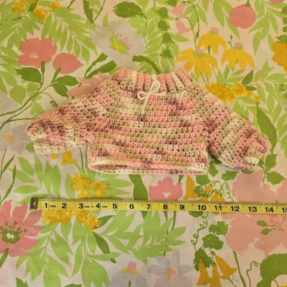 Handmade Crochet Teddy Bear Sweater